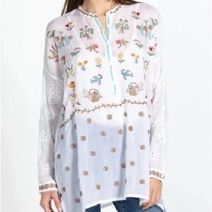 Johnny Was Sami Embroidered Tunic